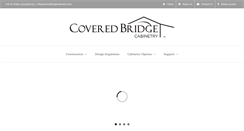 Desktop Screenshot of coveredbridgecabinetry.com